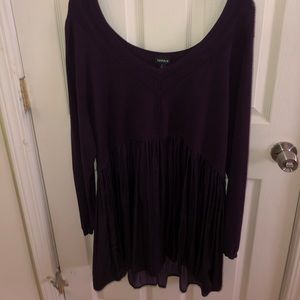Dark purple babydoll tunic👾